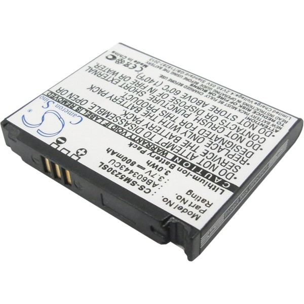 800mah Battery for Samsung Ab603443cc; Gt-s5230c, Sgh-s5230 Tocco Lite Star