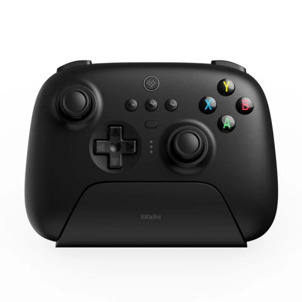 8Bitdo Ultimate With Charging Dock Ασύρματο & Ενσύρματο Gamepad για Android / PC / Xbox Series / iOS Μαύρο Hall Effect Edition
