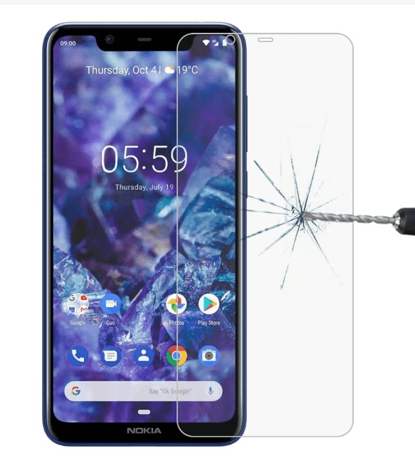 Αντιχαρακτικό Γυάλινο Προστατευτικό 9Η Tempered Glass  για Nokia 6.1 2018 (Nokia 6)