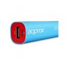 Approx Mobile Power Bank Charger 2600mAh Blue appPB2600BL Approx Mobile Power Bank Charger 2600mAh Blue appPB2600BL