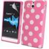 Baby Pink Polka Dots TPU Gel Case For Sony Ericsson Xperia U ST25ι Baby Pink Polka Dots TPU Gel Case For Sony Ericsson Xperia U ST25ι