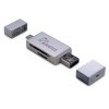 Card Reader 3 in 1 Argus R-004 Silver Card Reader 3 in 1 Argus R-004 Silver