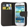 Galaxy S III mini i8190 Δερμάτινη Θήκη Πορτοφόλι Μαύρη Galaxy S III mini i8190 Δερμάτινη Θήκη Πορτοφόλι Μαύρη