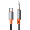 Mcdodo CA-0820 Braided USB 2 Cable USB-C male - 3.5mm male Μαύρο 1.2m Mcdodo CA-0820 Braided USB 2 Cable USB-C male - 3.5mm male Μαύρο 1.2m