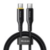 Mcdodo CA-3460 Braided USB 2 Cable USB-C male - USB-C male 100W Μαύρο 1.2m Mcdodo CA-3460 Braided USB 2 Cable USB-C male - USB-C male 100W Μαύρο 1.2m