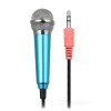 Μίνι μικρό μεταλλικό μικρόφωνο 3.5mm Jack για Smartphones (Μπλε) Μίνι μικρό μεταλλικό μικρόφωνο 3.5mm Jack για Smartphones (Μπλε)