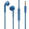 Μπλέ - Ακουστικά με μικρόφωνο handsfree earpods και volume για iPhone , Samsung Galaxy, Sony Xperia και άλλα smartphones (OEM)