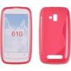 Nokia Lumia 610 Θήκη Gel TPU S-Line κοκκινο OEM Nokia Lumia 610 Θήκη Gel TPU S-Line κοκκινο OEM