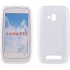 Nokia Lumia 610 white hybrid rubber skin back case (OEM) Nokia Lumia 610 white hybrid rubber skin back case (OEM)