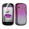 Samsung Galaxy Fame S6810 Hard Back Cover Rain Drops - Magenta OEM Samsung Galaxy Fame S6810 Hard Back Cover Rain Drops - Magenta OEM