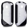 Samsung Galaxy Music S6010 / Duos S6012 Black / Clear S-Line Case Stand OEM Samsung Galaxy Music S6010 / Duos S6012 Black / Clear S-Line Case Stand OEM