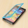 Samsung Galaxy Note 3 N9000 - Leather Stand Case With Window Light Blue (OEM) Samsung Galaxy Note 3 N9000 - Leather Stand Case With Window Light Blue (OEM)