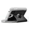 Samsung Galaxy S4 I9505 i9500 60 Rotating Leather Stand Case Cover Black / Grey Samsung Galaxy S4 I9505 i9500 60 Rotating Leather Stand Case Cover Black / Grey