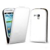 Samsung Galaxy SIII mini i8190 Δερμάτινη Θήκη Flip Λευκό Samsung Galaxy SIII mini i8190 Δερμάτινη Θήκη Flip Λευκό