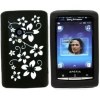 Silicone case for Sony Ericsson Xperia X10 Mini Black Floral Silicone case for Sony Ericsson Xperia X10 Mini Black Floral
