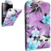 Sony Xperia Go ST27i Leather Flip Case Blue Flowers Sony Xperia Go ST27i Leather Flip Case Blue Flowers