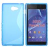 Sony Xperia M2 D2303 Θήκη Σιλικόνης TPU S-Line Μπλε (OEM) Sony Xperia M2 D2303 Θήκη Σιλικόνης TPU S-Line Μπλε (OEM)