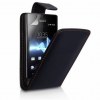 Sony Xperia Miro ST23i Δερμάτινη Θήκη flip Μαύρο Sony Xperia Miro ST23i Δερμάτινη Θήκη flip Μαύρο