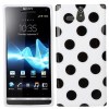 Sony Xperia U ST25i Θήκη Gel TPU Λευκή - Με Μαύρες βούλες SXUST25IGTPUCWBS OEM Sony Xperia U ST25i Θήκη Gel TPU Λευκή - Με Μαύρες βούλες SXUST25IGTPUCWBS OEM