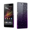 Sony Xperia Z Πίσω Πλαστικό Καπάκι Raindrops - Μωβ Sony Xperia Z Πίσω Πλαστικό Καπάκι Raindrops - Μωβ