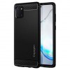 Case Spigen Rugged Armor Black - Galaxy Note 10 Lite (ACS00677) Case Spigen Rugged Armor Black - Galaxy Note 10 Lite (ACS00677)