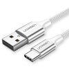 Ugreen Braided USB 3 Cable USB-C male - USB-A male Λευκό 2m (60133) Ugreen Braided USB 3 Cable USB-C male - USB-A male Λευκό 2m (60133)