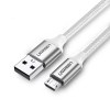 Ugreen US290 Braided USB 2 to micro USB Cable Λευκό 2m (60153) Ugreen US290 Braided USB 2 to micro USB Cable Λευκό 2m (60153)