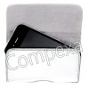 Universal άσπρη δερμάτινη θήκη XL belt case με clip ζώνης συμβατή με πολλά μοντέλα κινητών τηλεφώνων Universal άσπρη δερμάτινη θήκη XL belt case με clip ζώνης συμβατή με πολλά μοντέλα κινητών τηλεφώνων