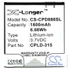 Battery for VODAFONE 889N Smart 4, Smart 4 Turbo CLPD-315 3.7Volt 1800mAh Battery for VODAFONE 889N Smart 4, Smart 4 Turbo CLPD-315 3.7Volt 1800mAh