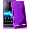 Xperia P LT22i Θήκη Σιλικόνης S-Line TPU Gel Μωβ Xperia P LT22i Θήκη Σιλικόνης S-Line TPU Gel Μωβ