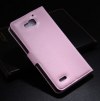 Δερμάτινη Stand Θήκη/Πορτοφόλι για Huawei Honor 3X G750 Ρόζ (OEM) Δερμάτινη Stand Θήκη/Πορτοφόλι για Huawei Honor 3X G750 Ρόζ (OEM)