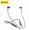 Awei X640BL In-ear Bluetooth Handsfree Ακουστικά με Αντοχή στον Ιδρώτα Μαύρα Awei X640BL In-ear Bluetooth Handsfree Ακουστικά με Αντοχή στον Ιδρώτα Μαύρα