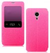 Meizu MX5 - Δερμάτινη Flip Θήκη Με Παραθυράκι Φούξια (OEM) Meizu MX5 - Δερμάτινη Flip Θήκη Με Παραθυράκι Φούξια (OEM)