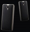 Πολυτελής Δερμάτινη Θήκη Πίσω Κάλυμμα για Xiaomi Mi 4 Μαύρο (OEM)