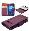 Samsung Galaxy Ace 3 S7272 Δερμάτινη θήκη Flip Πορτοφόλι Μώβ Samsung Galaxy Ace 3 S7272 Δερμάτινη θήκη Flip Πορτοφόλι Μώβ