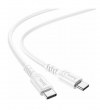Hoco X62 Fortune USB 2 Cable USB-C male - USB-C male (Fast Charging 100 watt) Λευκό 1.5m Hoco X62 Fortune USB 2 Cable USB-C male - USB-C male (Fast Charging 100 watt) Λευκό 1.5m