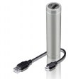 FOREVER UNI. Power bank – 2300mAp + 1A USB - Silver ( FOREVER ) FOREVER UNI. Power bank – 2300mAp + 1A USB - Silver ( FOREVER )