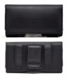 Universal μαύρη δερμάτινη θήκη Large belt case με clip ζώνης συμβατή με πολλά μοντέλα κινητών τηλεφώνων 5.6" Universal μαύρη δερμάτινη θήκη Large belt case με clip ζώνης συμβατή με πολλά μοντέλα κινητών τηλεφώνων 5.6"