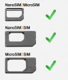 NanoSim Nano Sim to MicroSim micro sim Card to Standard Sim Card Adapter NanoSim Nano Sim to MicroSim micro sim Card to Standard Sim Card Adapter