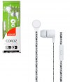 Ακουστικα Maxell cordz με ενσωματωμένο Mic Λευκο Ακουστικα Maxell cordz με ενσωματωμένο Mic Λευκο