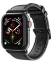 Λουρακι Δερματινο Dux Ducis Για Apple Watch 42/44mm Μαυρο  (Series 1, 2, 3 & 4)