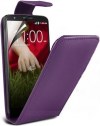 LG G2 D802 Δερμάτινη Θήκη Flip - Μωβ LGOG2LFCP OEM LG G2 D802 Δερμάτινη Θήκη Flip - Μωβ LGOG2LFCP OEM