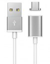 USAMS Καλώδιο Rapid Δεδομένων/Φόρτισης USB 2 αρσ. σε Μαγνητικό Αποσπώμενο micro USB B αρσ. για Smartphones/Tablets 1m Γκρι USAMS Καλώδιο Rapid Δεδομένων/Φόρτισης USB 2 αρσ. σε Μαγνητικό Αποσπώμενο micro USB B αρσ. για Smartphones/Tablets 1m Γκρι