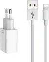 Mcdodo Φορτιστής με 2 Θύρες USB-A και Καλώδιο Lightning Λευκός (CH-6720) Mcdodo Φορτιστής με 2 Θύρες USB-A και Καλώδιο Lightning Λευκός (CH-6720)