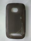 Nokia Lumia 710 Rubber skin Διαφανή Γκρι case Nokia Lumia 710 Rubber skin Διαφανή Γκρι case