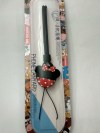 WK DESING  UNIVERSAL PHONE LANYARD IN DRAWING  ''MINI MAOYS''