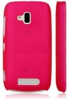 Nokia Lumia 610 Pink hybrid rubber skin back case Nokia Lumia 610 Pink hybrid rubber skin back case