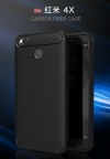 Hybrid Armor Rugged Carbon Fiber Brushed Soft TPU Case Cover For Xiaomi Redmi 4X Hybrid Armor Rugged Carbon Fiber Brushed Soft TPU Case Cover For Xiaomi Redmi 4X