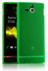 Sony Xperia U ST25i Gel TPU Θήκη Ημιδιάφανη - Πράσινη SXUST25IGTPUCTG OEM Sony Xperia U ST25i Gel TPU Θήκη Ημιδιάφανη - Πράσινη SXUST25IGTPUCTG OEM
