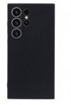 Θήκη για Samsung Galaxy S24 Ultra, Silicone TPU MAT, μαύρη Θήκη για Samsung Galaxy S24 Ultra, Silicone TPU MAT, μαύρη